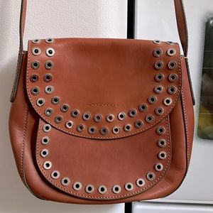 Frye Cassidy Crossbody bag color is rust